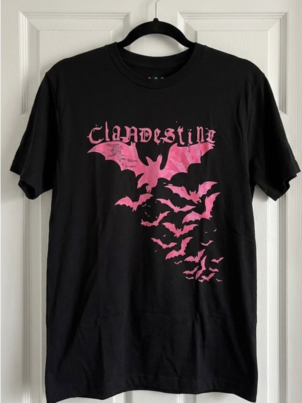 Pink Bat Clandestine Halloween Shirt